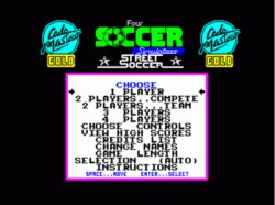 4 Soccer Simulators – Street Soccer (1989)(Codemasters Gold)[48-128K]